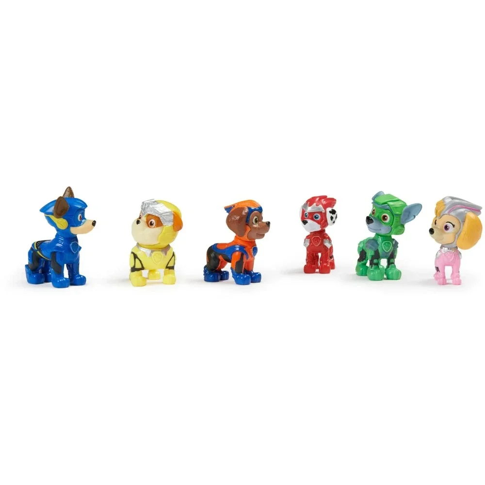 Paw Patrol The Mighty Movie Pups Gift Pack with 6 Collectible Toy Figures NEW - Picture 9 of 11